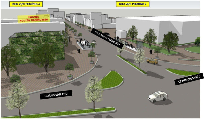 Di dời hơn 450 cây xanh để thi công tuyến metro số 2 Bến Thành-Tham Lương