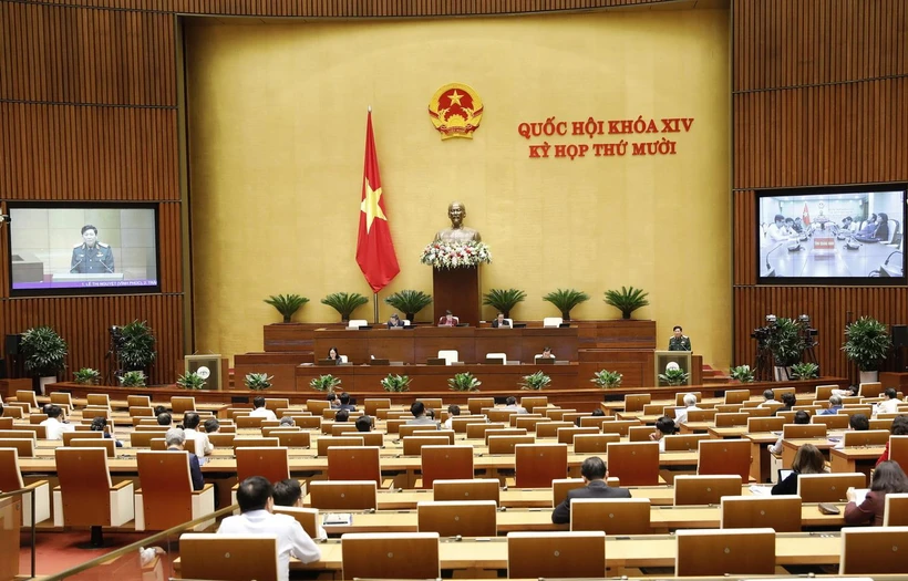 Quang cảnh phiên họp ngày 24/10. (Ảnh: Dương Giang/TTXVN)