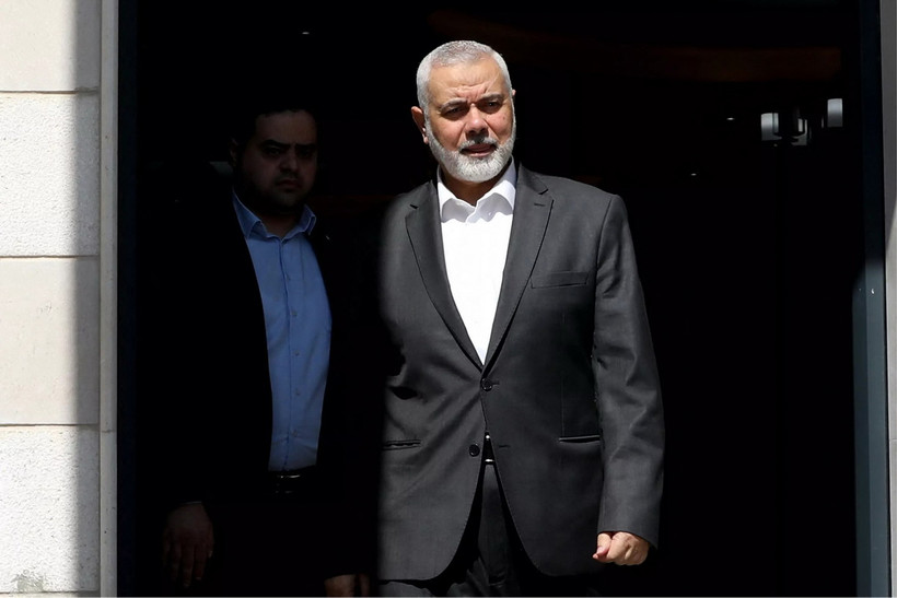 Người đứng đầu phong trào Hồi giáo Hamas Ismail Haniyeh tại Doha, Qatar, ngày 13/2. (Ảnh: AFP/TTXVN)