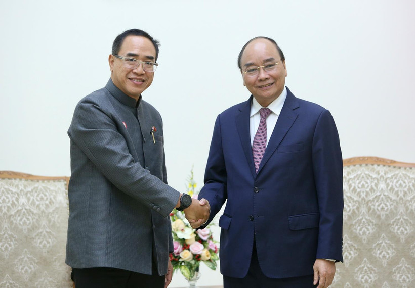 Thủ tướng Nguyễn Xuân Phúc tiếp Đại sứ Thái Lan Tanee Sangrat. (Ảnh: Dương Giang/TTXVN)