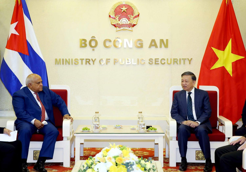 Quang cảnh buổi tiếp. (Ảnh: Phạm Kiên/TTXVN)