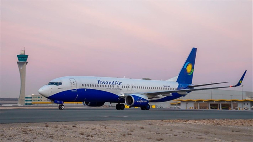 Một máy bay của Hãng Rwandair. (Nguồn: Rwandair)