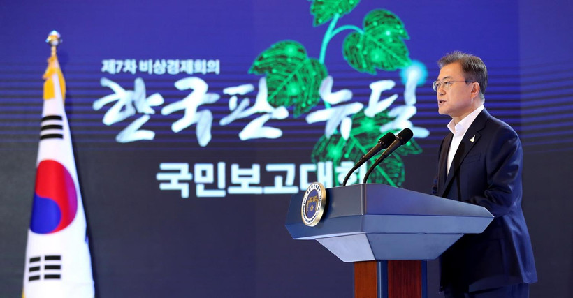 Tổng thống Hàn Quốc Moon Jae-in. (Ảnh: Yonhap/TTXVN)