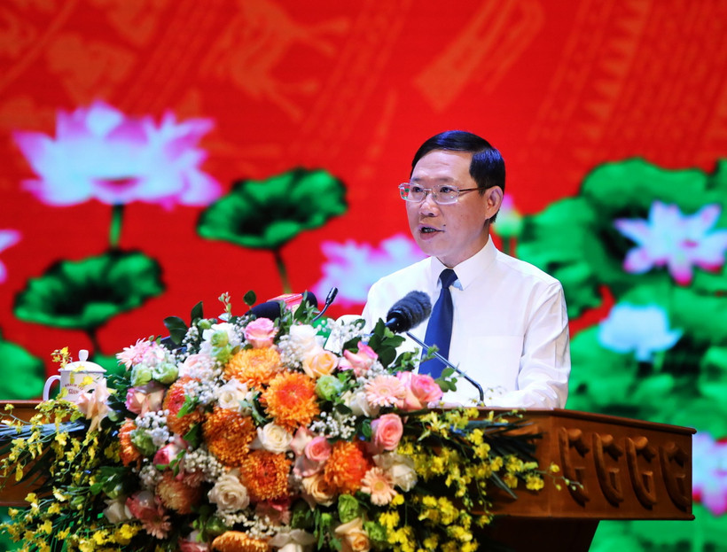 Chủ tịch UBND tỉnh Bắc Giang Lê Ánh Dương. (Ảnh: Danh Lam/TTXVN)