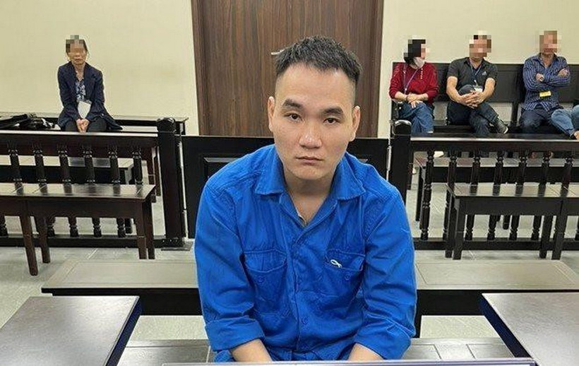 Bị cáo tại phiên tòa. (Nguồn: Báo Hà Nội mới)