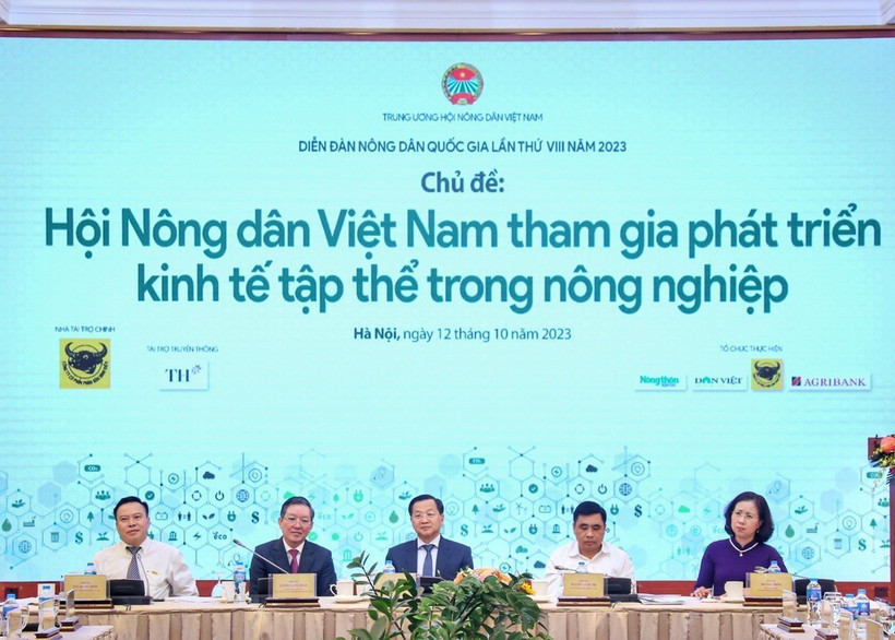 Quang cảnh Diễn đàn Nông dân Quốc gia lần thứ VIII năm 2023. (Ảnh: Tuấn Đức/TTXVN)