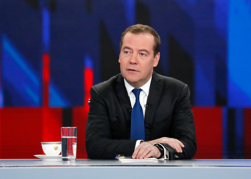 Thủ tướng Nga Dmitry Medvedev. (Ảnh: AFP/TTXVN)