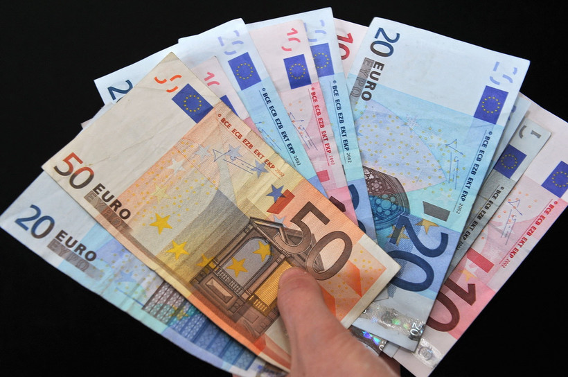 Đồng tiền euro. (Ảnh: AFP/TTXVN)