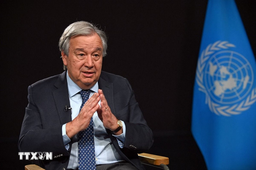Tổng thư ký Liên hợp quốc, Antonio Guterres. (Nguồn: AFP/TTXVN)