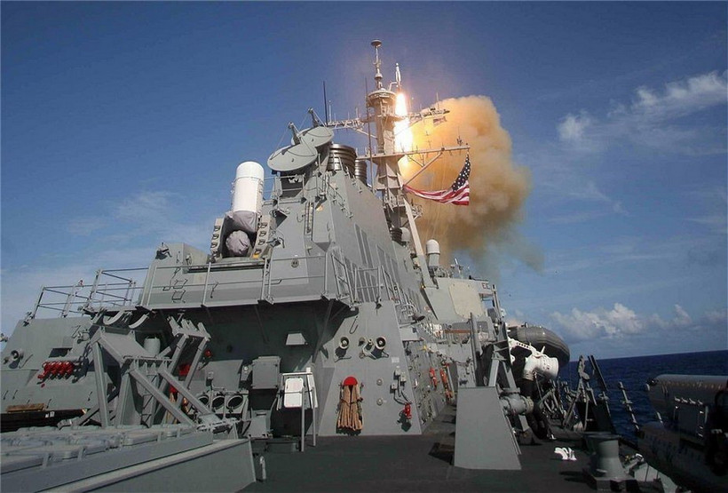 Tên lửa SM-3 được phóng thử nghiệm từ hệ thống Aegis trên tàu khu trục USS Decatur (DDG 73) của Mỹ. (Ảnh: Hải quân Mỹ cung cấp)