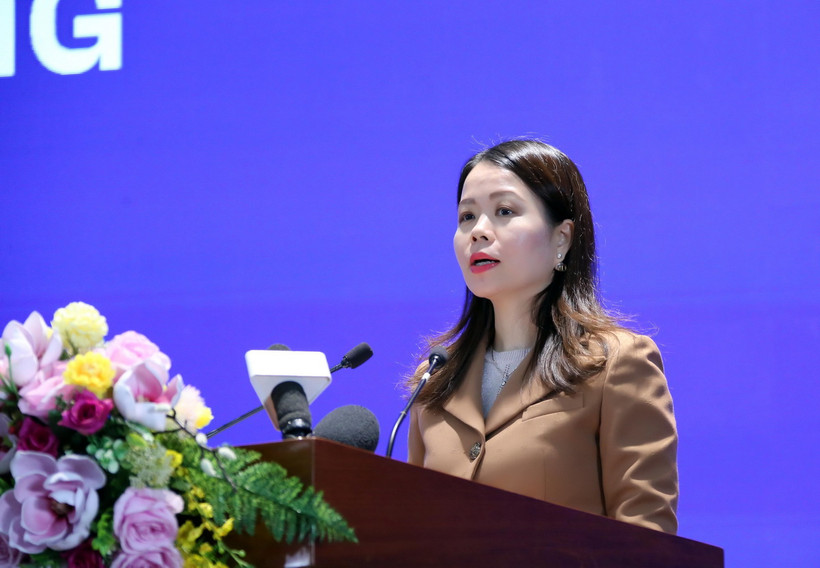 Bà Nguyễn Minh Hằng, Thứ trưởng Bộ Ngoại giao Việt Nam. (Ảnh: Trần Lê Lâm/TTXVN)