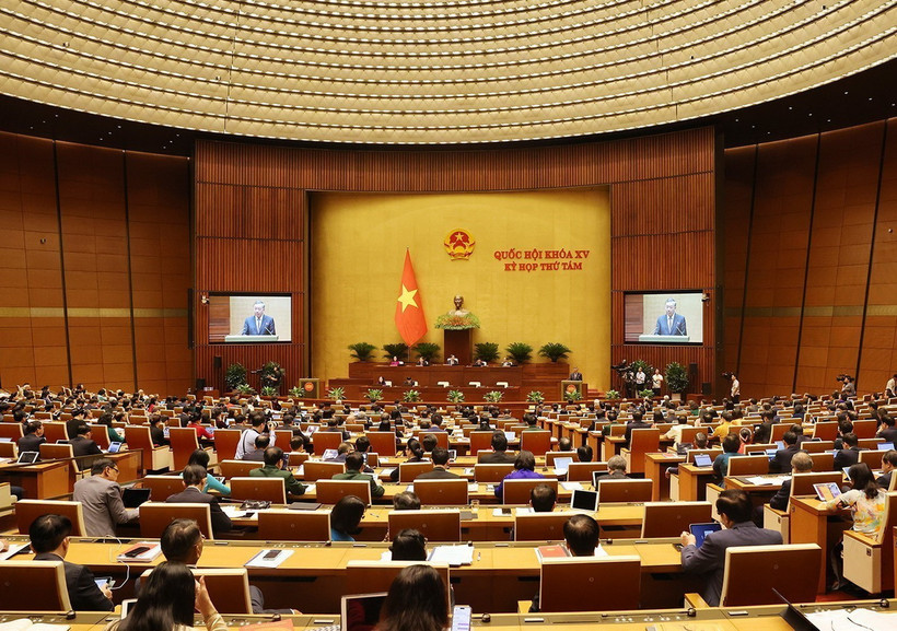 Tổng Bí thư, Chủ tịch nước Tô Lâm phát biểu tại Kỳ họp thứ 8, Quốc hội khóa XV. (Ảnh: Trí Dũng/TTXVN)