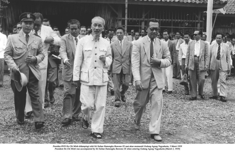 Một bức ảnh được trưng bày tại triển lãm. (Ảnh: Tư liệu TTXVN)