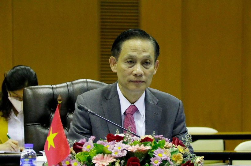 Thứ trưởng Bộ Ngoại giao Lê Hoài Trung. (Ảnh: Phạm Kiên/TTXVN)