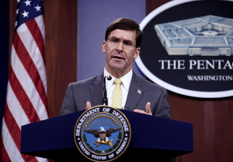 Bộ trưởng Quốc phòng Mỹ Mark Esper. (Ảnh: AFP/TTXVN)