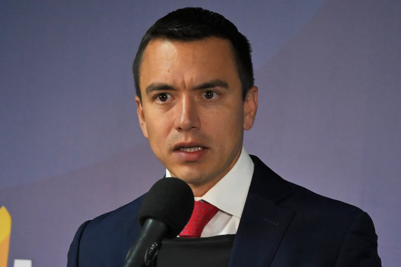 Tổng thống Ecuador Daniel Noboa. (Ảnh: AFP/TTXVN)