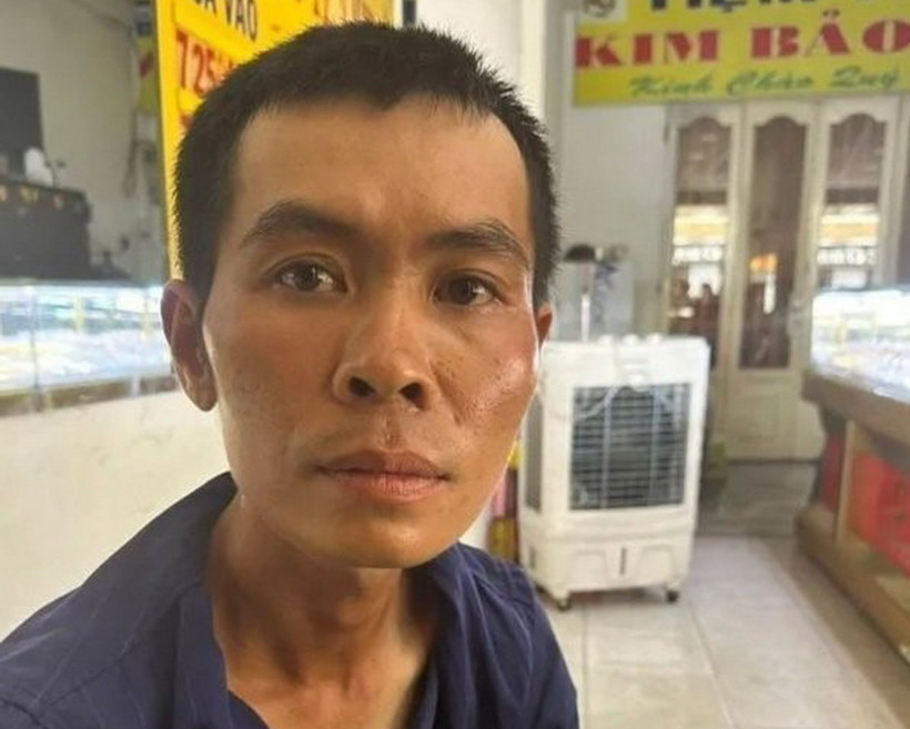 Đối tượng Nguyễn Hữu Thoại. (Ảnh: TTXVN phát )