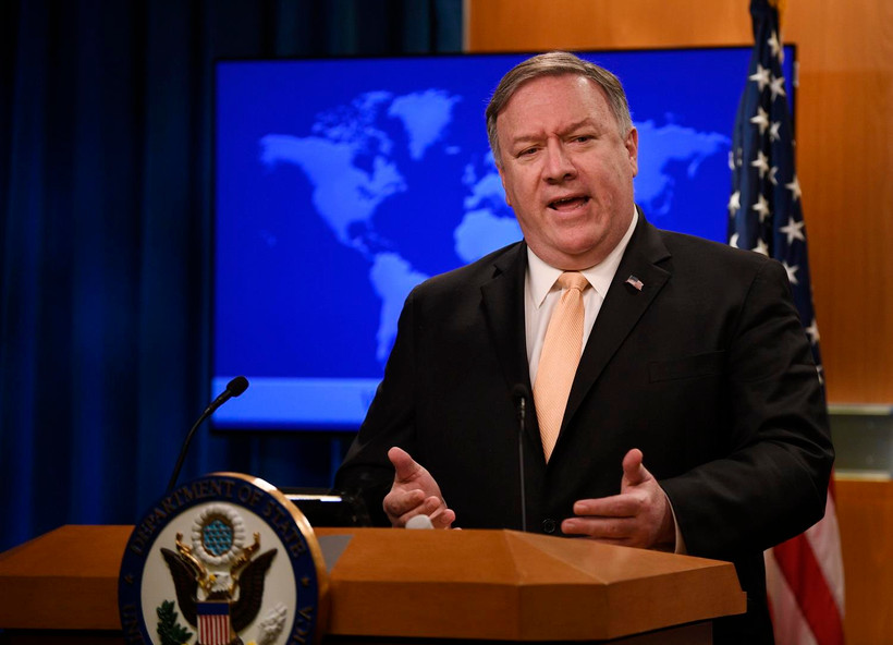 Ngoại trưởng Mỹ Mike Pompeo. (Ảnh: THX/TTXVN)