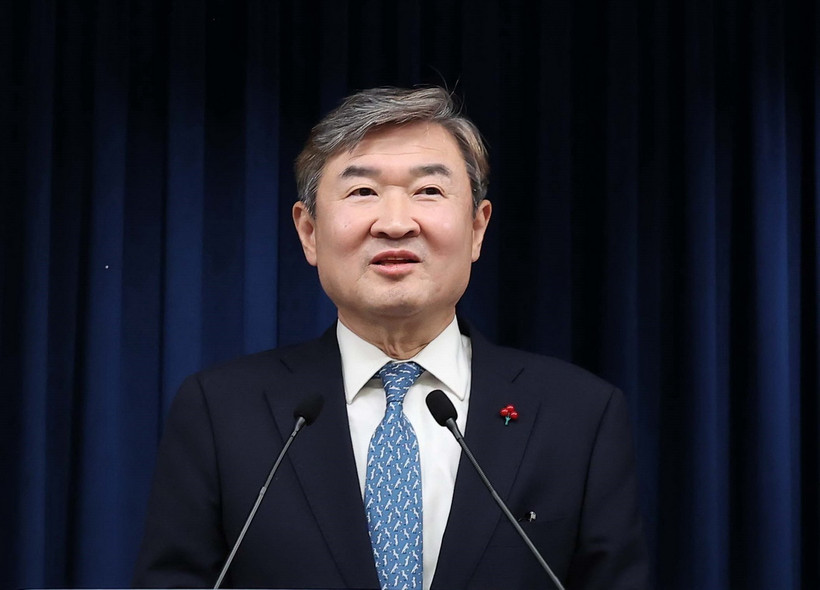 Giám đốc Cơ quan Tình báo Quốc gia Hàn Quốc Cho Tae-yong. (Ảnh: Yonhap/TTXVN)