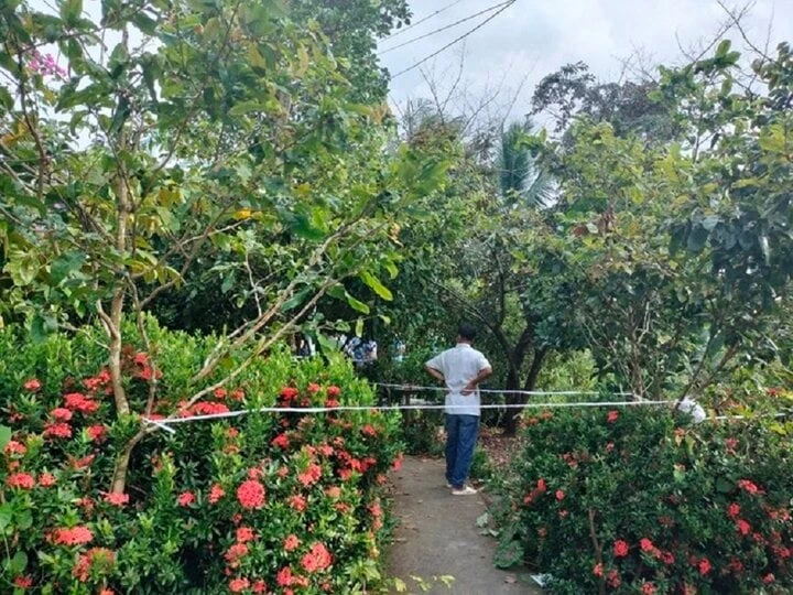 Lực lượng chức năng phong tỏa hiện trường, điều tra nguyên nhân vụ việc. (Nguồn: VTC)