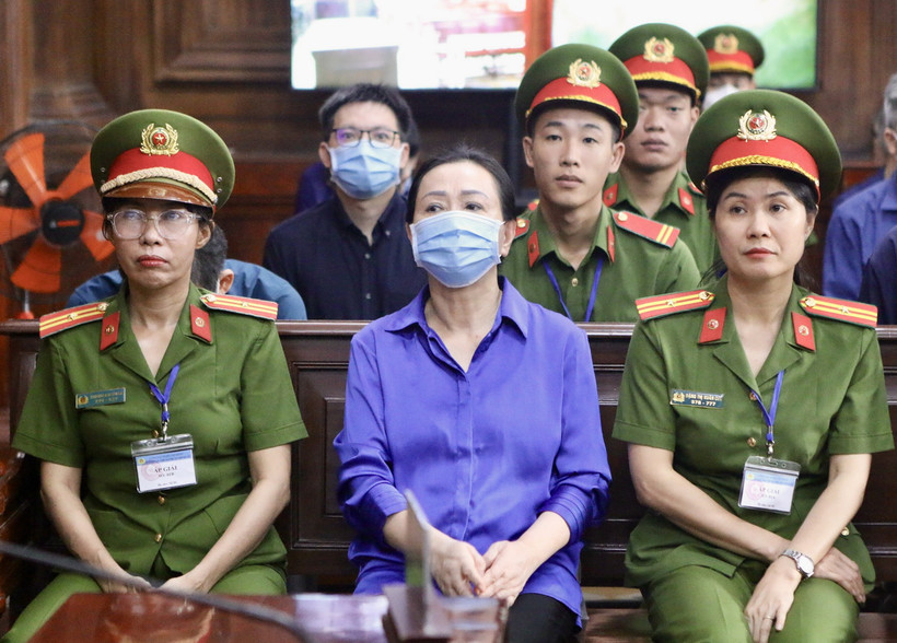 Bị cáo Trương Mỹ Lan tại phiên tòa ngày 24/9. (Ảnh: Thanh Vũ/TTXVN)