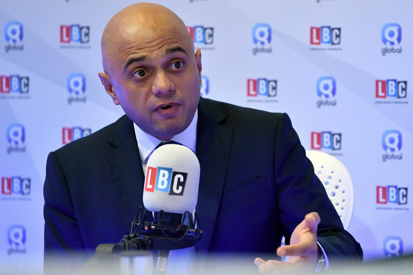 Bộ trưởng Tài chính Anh Sajid Javid. (Ảnh: AFP/TTXVN)