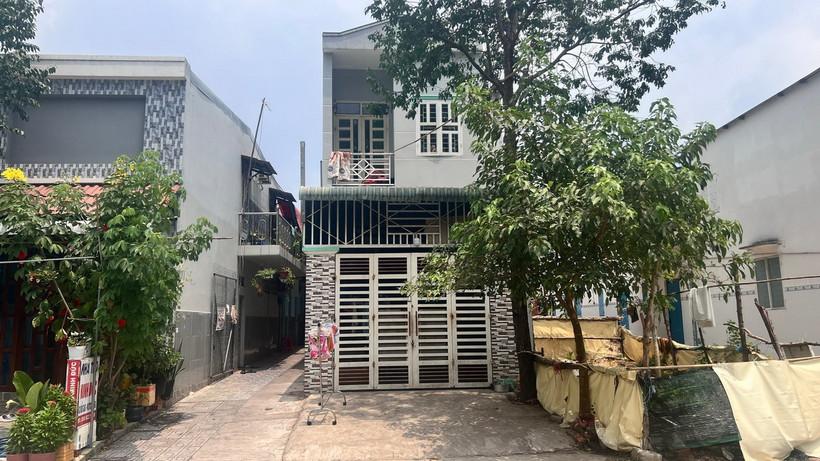 Nơi giữ trẻ tự phát của bà Trần Thị Thúy H, khu phố 3B, phường Thới Hòa, thị xã Bến Cát, tỉnh Bình Dương. (Ảnh: TTXVN phát)