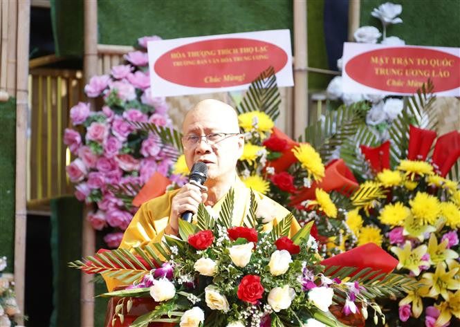 Khánh thành Chùa Bồ Đề - Biểu tượng đoàn kết Lào-Việt tại đất nước Triệu Voi