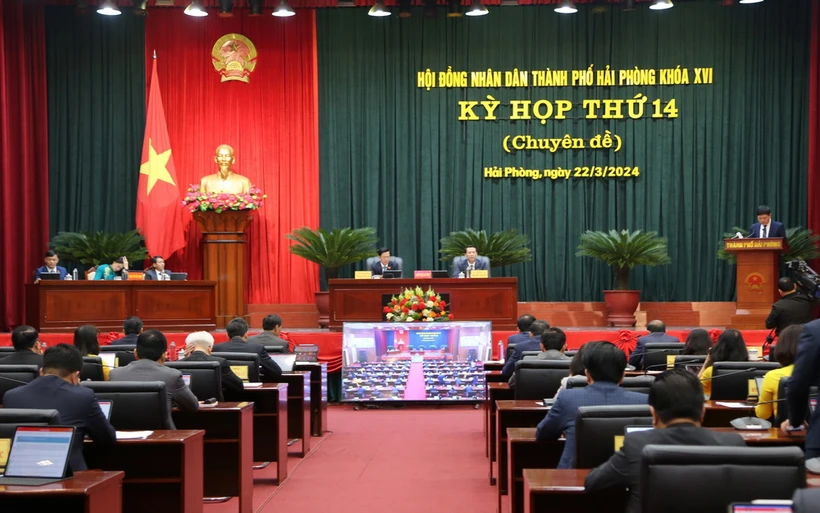 Quang cảnh kỳ họp. (Ảnh: Minh Thu/TTXVN)