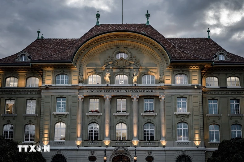 Trụ sở Ngân hàng Trung ương Thuỵ Sĩ tại Bern. (Ảnh: AFP/TTXVN)