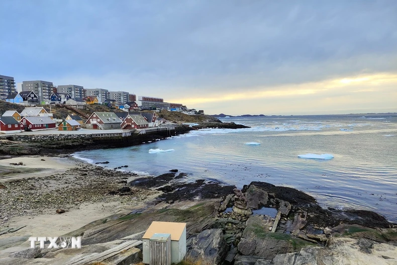 Quang cảnh thành phố Nuuk, Greenland. (Nguồn: THX/TTXVN)