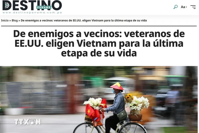 Bài báo “Từ kẻ thù thành láng giềng: Cựu binh Mỹ chọn Việt Nam cho chương cuối cuộc đời” đã khắc họa chân thực hành trình hòa giải đầy nhân văn giữa những người lính năm xưa. (Ảnh: Mai Phương/TTXVN)