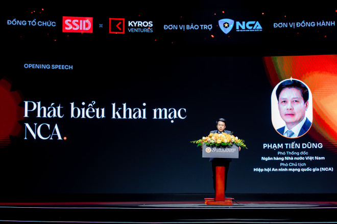 Ông Phạm Tiến Dũng cũng nhấn mạnh tầm quan trọng của an ninh mạng như một yêu cầu căn bản. (Ảnh: Vietnam+) zang0580-1.jpg