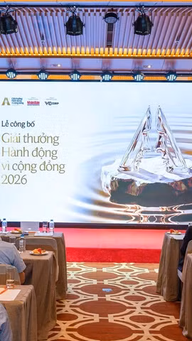 Quang cảnh Lễ công bố Giải thưởng Hành động vì Cộng đồng - Human Act Prize mùa thứ tư, năm 2026. (Ảnh: BTC)