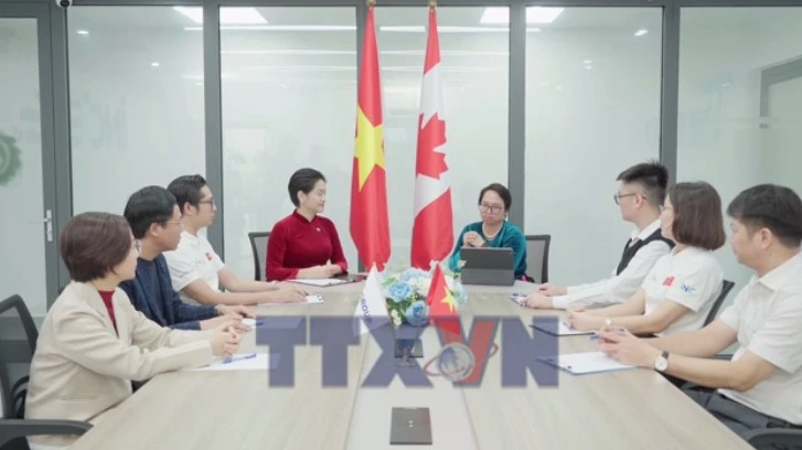 Hội đồng Văn hóa Giáo dục Canada-Việt Nam (CVCEC) tổ chức tọa đàm thống nhất các nội dung đóng góp cho Dự thảo Văn kiện Đại hội Đảng. (Nguồn: TTXVN)