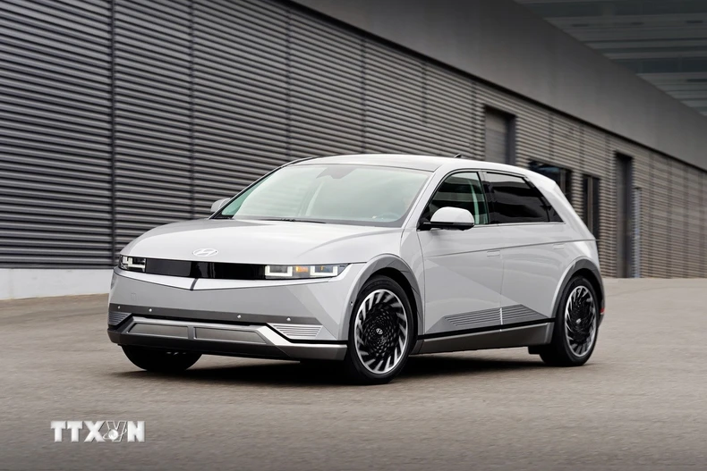 Mẫu xe của Hyundai Motor Co. (Ảnh: Yonhap/TTXVN)