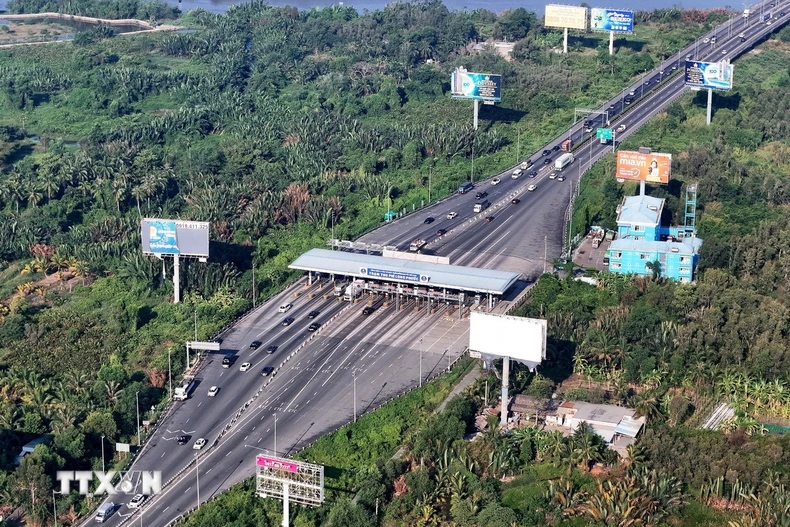 Cao tốc Thành phố Hồ Chí Minh-Long Thành-Dầu Giây. (Ảnh: Hồng Đạt/TTXVN)