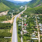 Toàn cảnh dự án mở rộng cao tốc Bắc - Nam phía Đông, đoạn La Sơn - Hòa Liên. (Ảnh: Thanh Phong/Vietnam+)