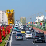 Trung tâm thành phố Đà Nẵng rực rỡ cờ hoa chào mừng Đại hội Đảng lần thứ XIV