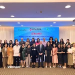 Ra mắt Mạng lưới Nữ Khoa học trong các lĩnh vực khoa học, công nghệ, kỹ thuật và toán học (STEM) vì Khí hậu, Phát triển Cộng đồng và Bình đẳng Giới (ViWISTEM4C). (Ảnh: Thanh Phong/Vietnam+)