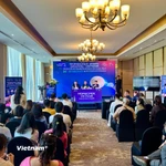 Họp báo công bố sự kiện Horecfex 2025. (Ảnh: Thanh Phong/Vietnam+)