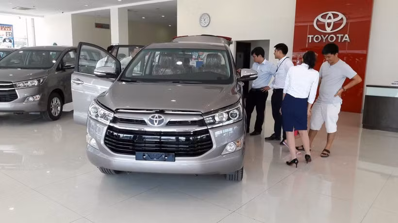 Doanh số thị trường ôtô tại Việt Nam đang cho thấy dấu hiệu đi ngang trong thời gian này. (Ảnh minh họa: PV/Vietnam+)