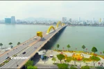 Cầu Rồng, một trong những biểu tượng của thành phố Đà Nẵng. (Ảnh: Thanh Phong/Vietnam+)