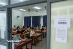 Thí sinh dự thi kỳ thi Trung học phổ thông năm 2026 tại thành phố Đà Nẵng. (Ảnh: Thanh Phong/Vietnam+)