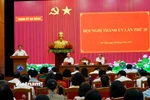 Hội nghị Ban Chấp hành Đảng bộ thành phố Đà Nẵng lần thứ 20. (Ảnh: Thanh Phong/Vietnam+)