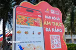 Ngành du lịch Đà Nẵng ra mắt bản đồ số Ẩm thực trên ứng dụng di động. (Ảnh: Thanh Phong/Vietnam+)