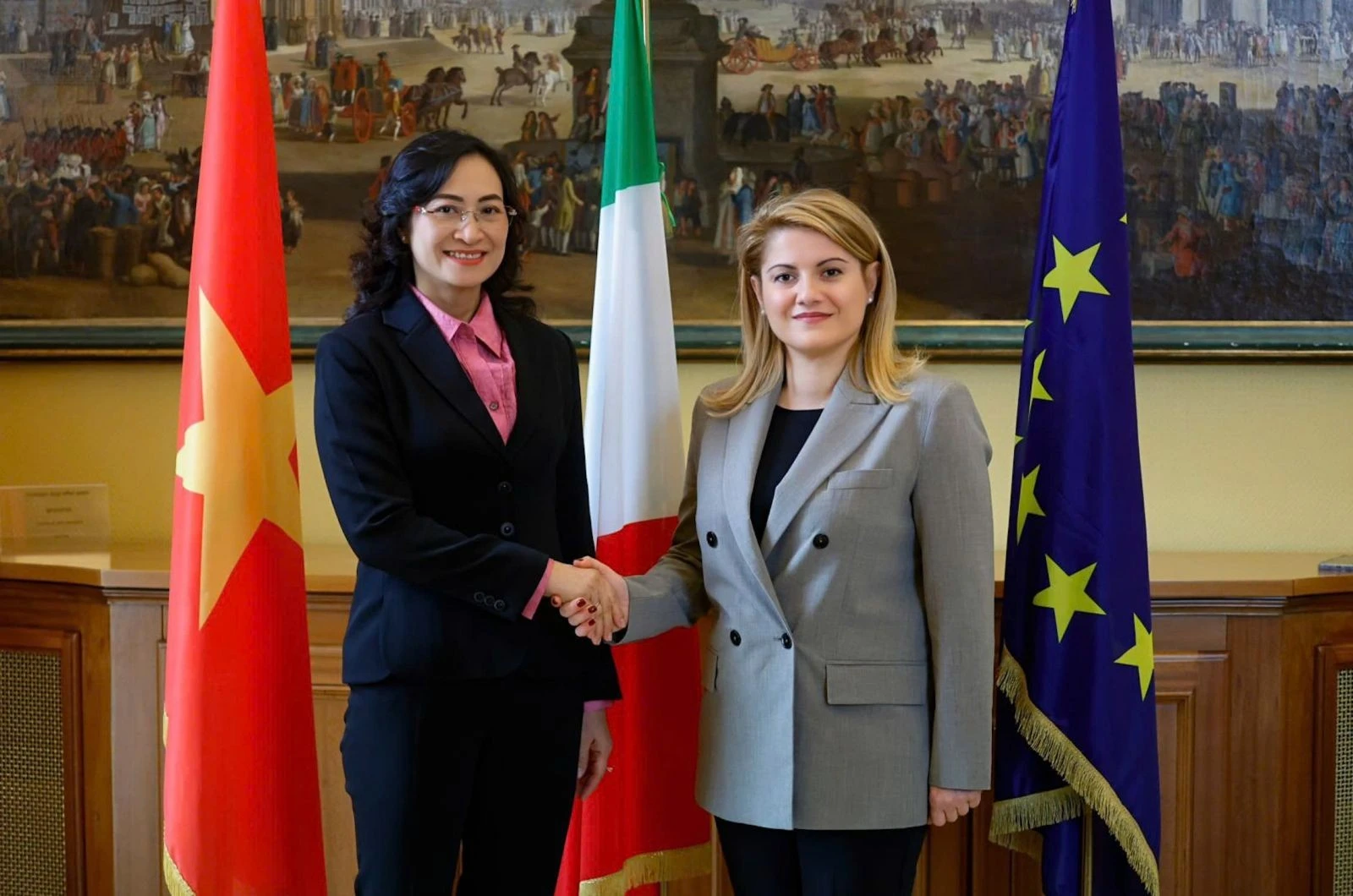 Việt Nam và Italy nhất trí nhiều định hướng hợp tác kinh tế quan trọng