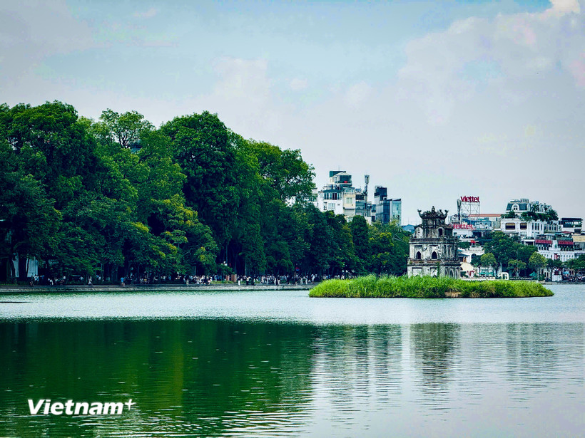 Không khí Hà Nội ở mức tốt (Ảnh: Trần Hương Sơn/Vietnam+)