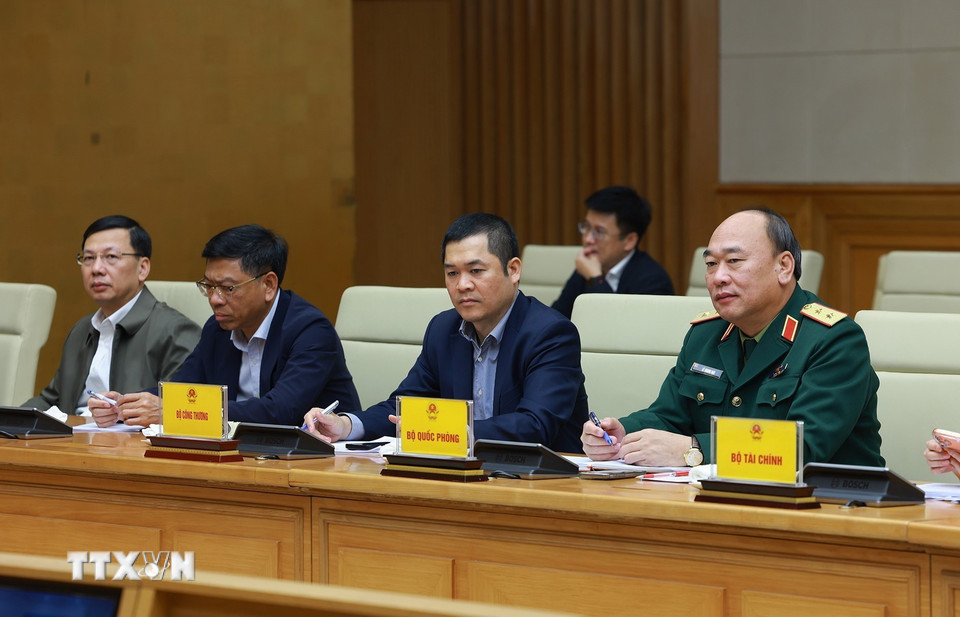 Các đại biểu tham dự Phiên họp lần thứ 28 của Ban Chỉ đạo chống khai thác hải sản bất hợp pháp. (Ảnh: Dương Giang/TTXVN)