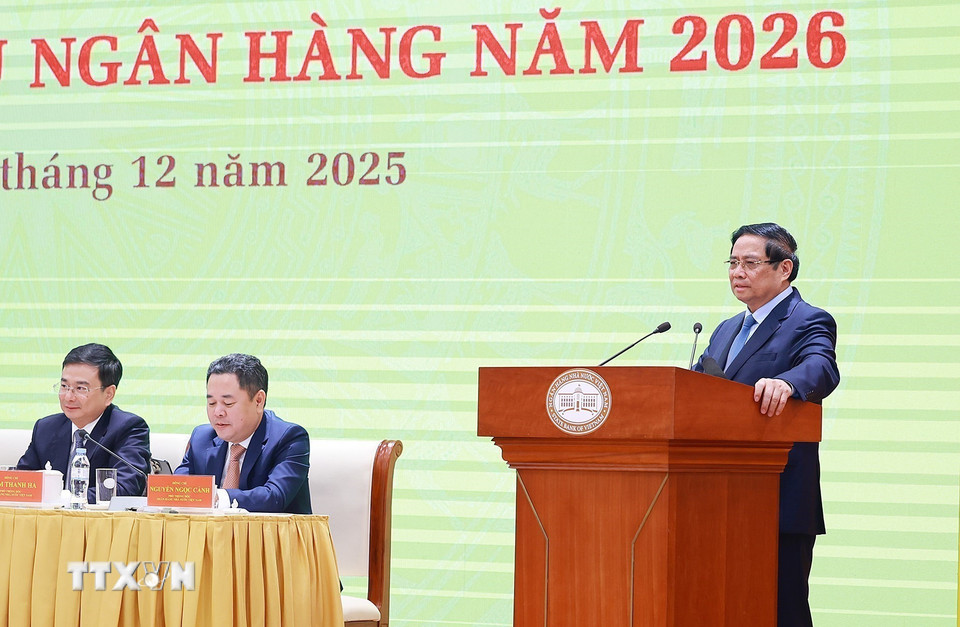 Thủ tướng Phạm Minh Chính phát biểu chỉ đạo. (Ảnh: Dương Giang/TTXVN)